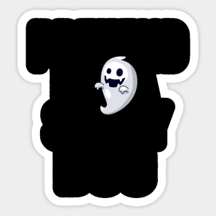 PRETEND I'm a scary Boo Sticker